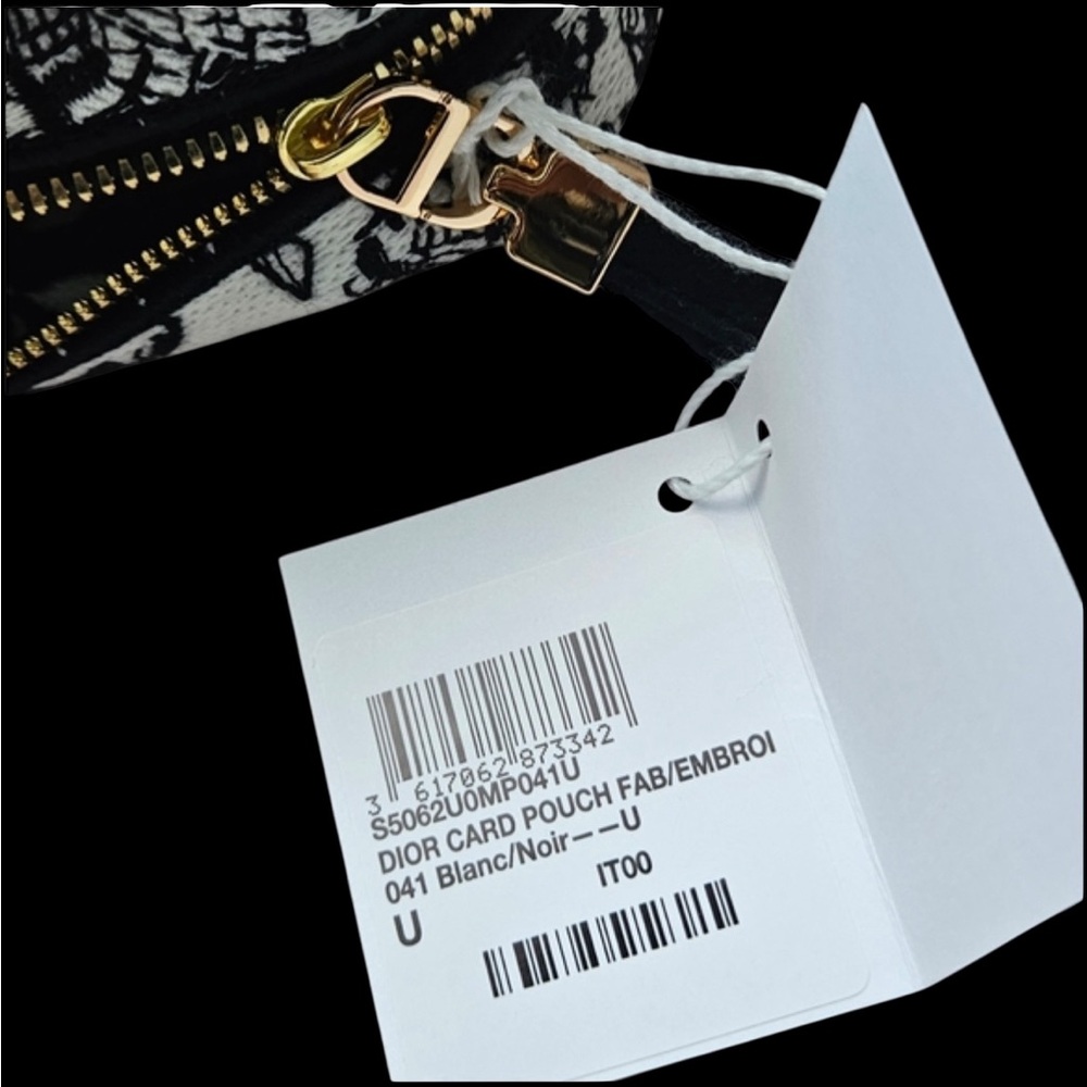 NEW w/Dior Dust Bag Christian Dior GWP Embroidered Clutch in Heavy Duty Dior Box - Picture 9 of 15